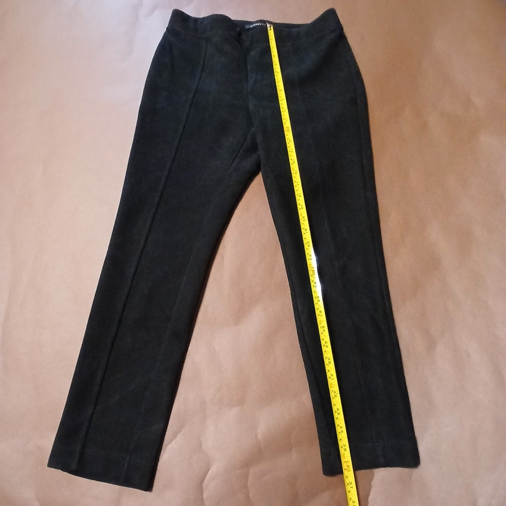 Andrew Marc Women's Large Black Faux Suede Leggings